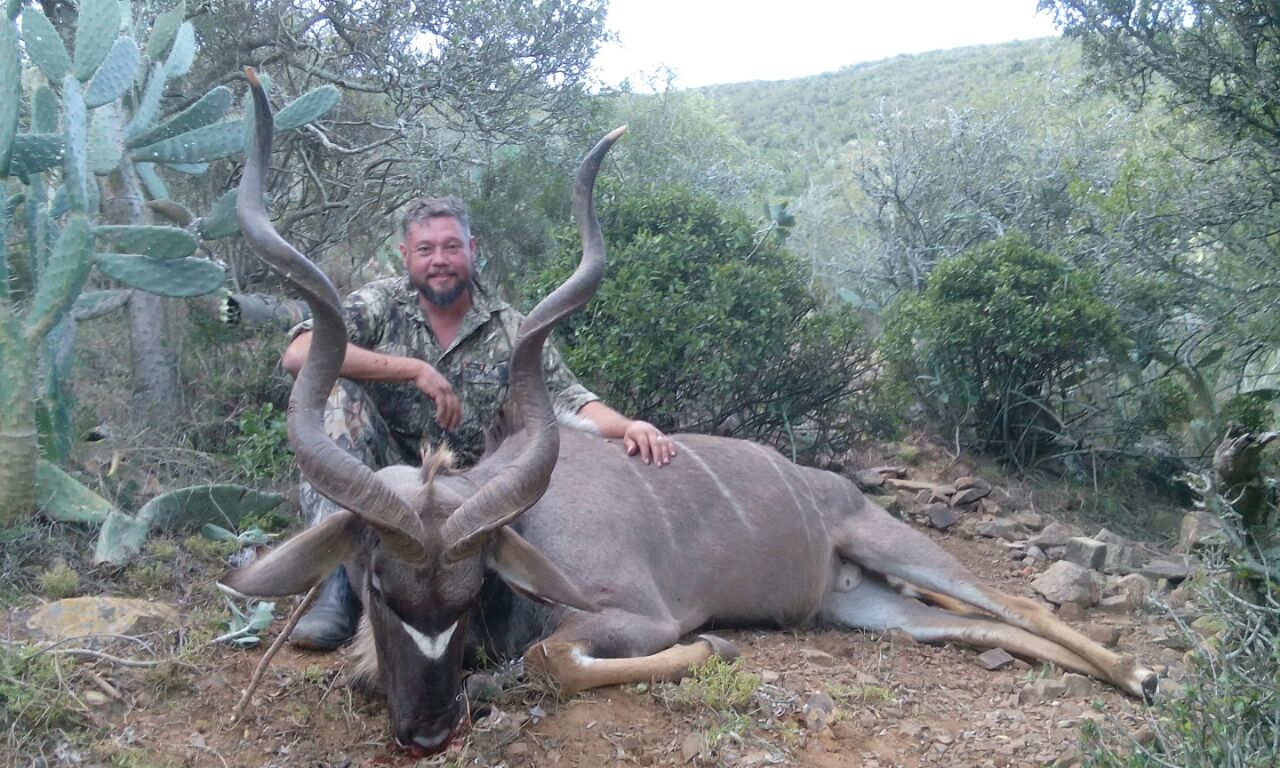 etienne and his kudu
