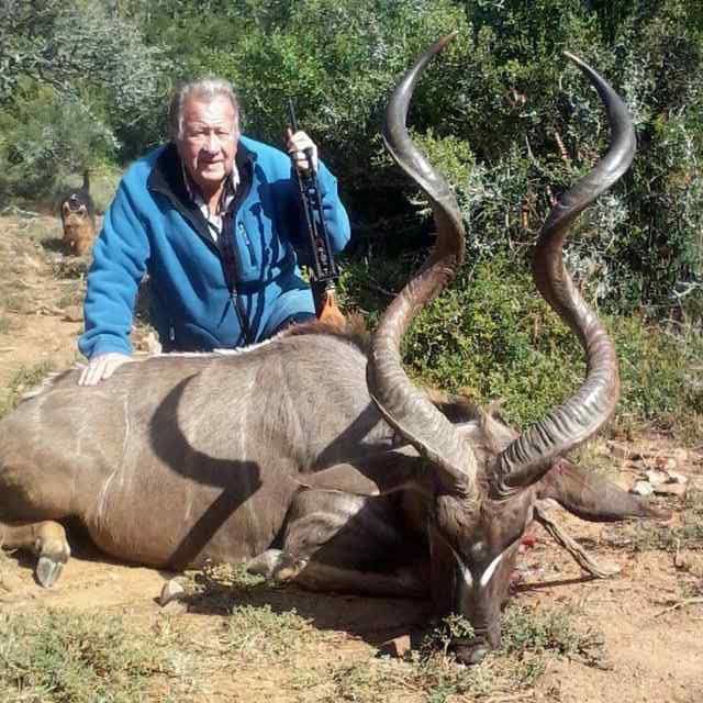 Collin with Kudu Trophy