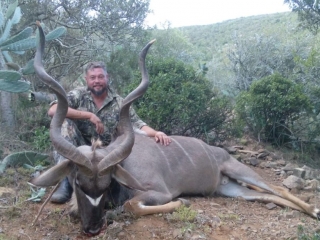 etienne and his kudu