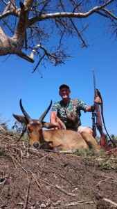 Gerry with his Reedbuck Trophy