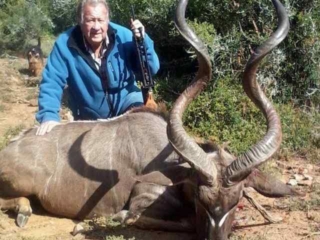 Collin with Kudu Trophy
