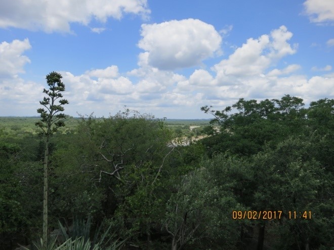 miles of wilderness as seen from sondelani camp zimbabwe